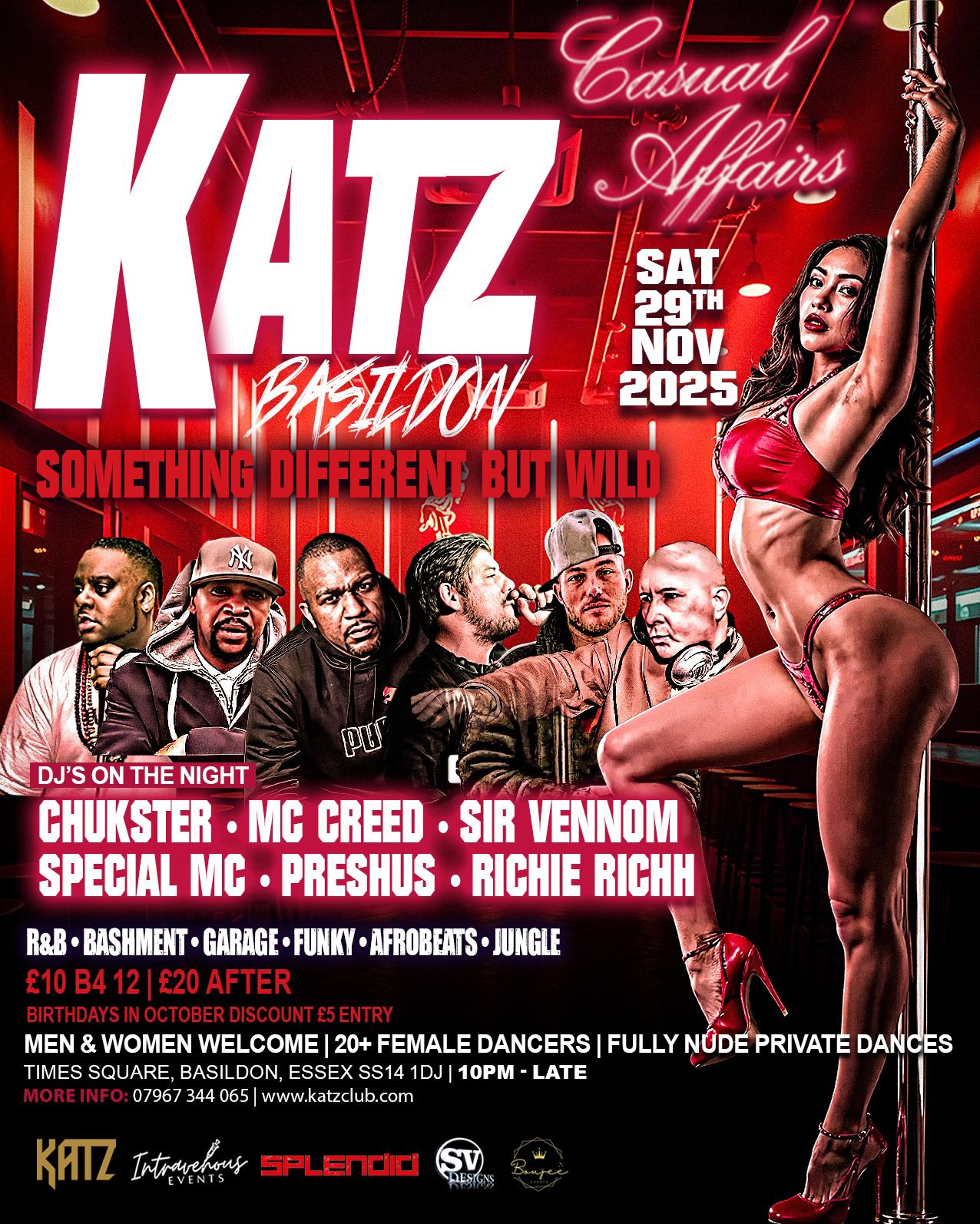 katz club something different but wild poster oct 2025
